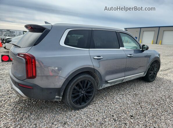 5XYP54HC2NG265848 2022 KIA TELLURIDE Серый Задняя правая четверть