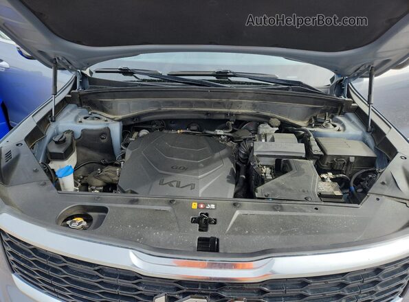 5XYP54HC2NG265848 2022 KIA TELLURIDE Серый Вид подкапотного пространства