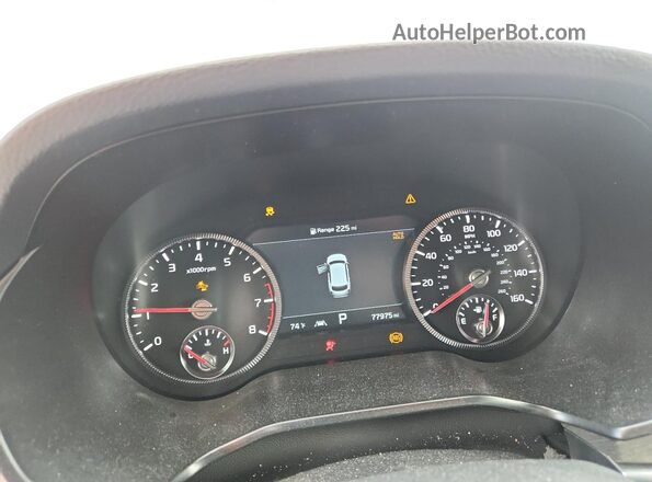 5XYP54HC2NG265848 2022 KIA TELLURIDE Серый Вид щитка приборов