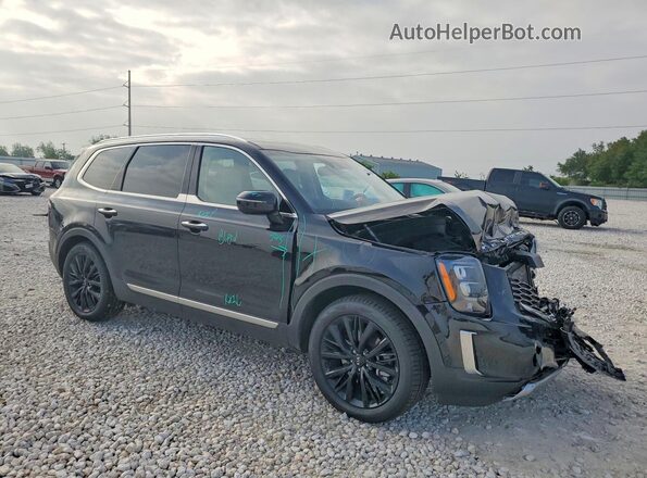 5XYP54HC3LG055255 2020 KIA TELLURIDE Черный Передняя правая четверть