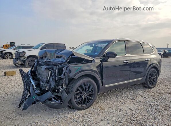 5XYP54HC3LG055255 2020 KIA TELLURIDE Черный Передняя левая четверть