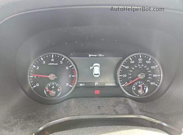 5XYP54HC6LG025392 2020 KIA TELLURIDE Black Սարքավորումների վահանակի տեսք