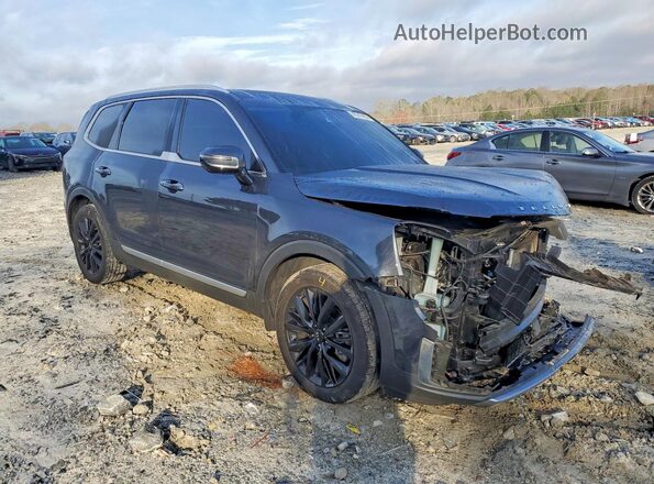 5XYP54HC7MG098188 2021 KIA TELLURIDE Серый Передняя правая четверть