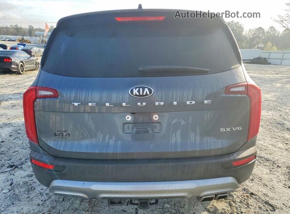 5XYP54HC7MG098188 2021 KIA TELLURIDE Серый Вид сзади