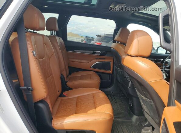 5XYP5DGC0RG536137 2024 KIA TELLURIDE White Widok wnętrza z tyłu