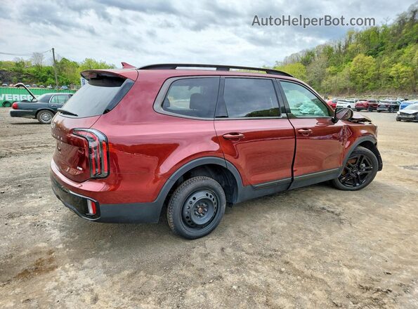 5XYP5DGC1RG539516 2024 KIA TELLURIDE Бордовый Задняя правая четверть