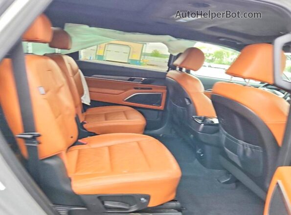 5XYP5DGC2RG489306 2024 KIA TELLURIDE Gray Vista de los asientos traseros