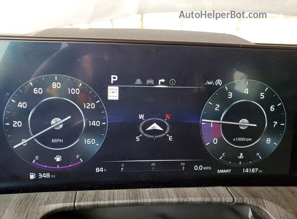 5XYP5DGC2RG491783 2024 KIA TELLURIDE Серый Вид щитка приборов