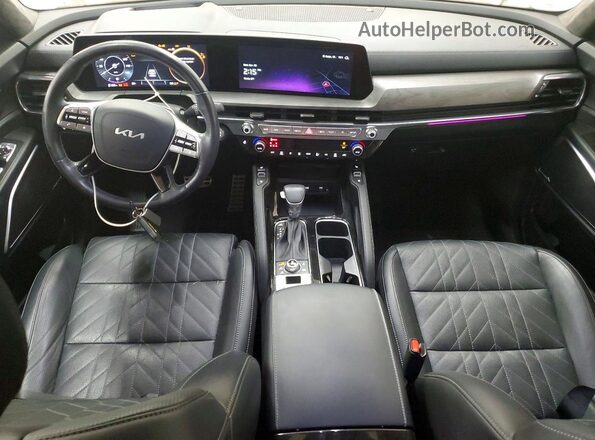 5XYP5DGC2RG496742 2024 KIA TELLURIDE Gray Widok deski rozdzielczej