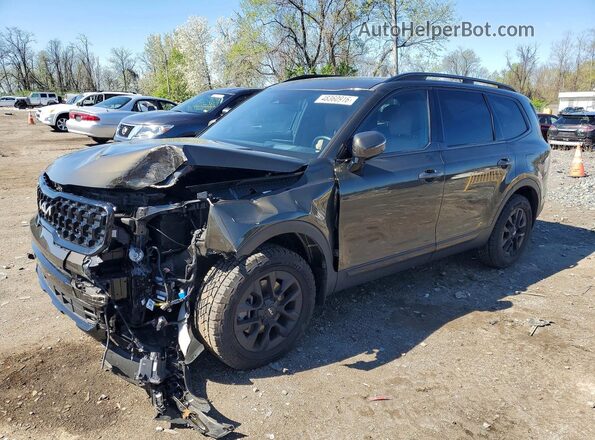 5XYP5DGC8RG474664 2024 KIA TELLURIDE Brown წინა მარცხენა ხედი სამი მეოთხედიდან