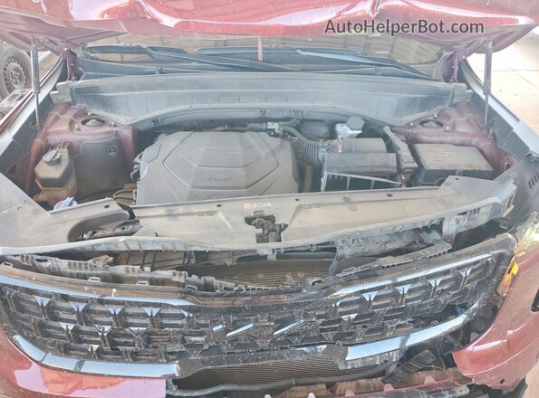 5XYP5DGC9RG546469 2024 KIA TELLURIDE Бордовый Вид подкапотного пространства