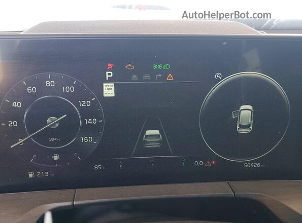 5XYP5DGC9RG546469 2024 KIA TELLURIDE Бордовый Вид щитка приборов