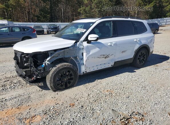 5XYP5DGCXRG449605 2024 KIA TELLURIDE White Vista tres cuartos delantera izquierda