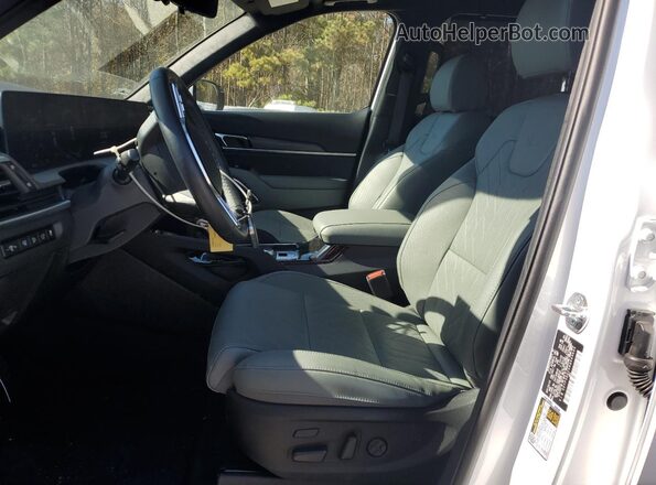 5XYP5DGCXRG449605 2024 KIA TELLURIDE White Vista interior delantera
