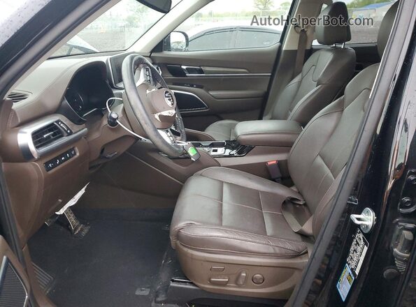 5XYP5DHC0LG032290 2020 KIA TELLURIDE Black Widok wnętrza z przodu