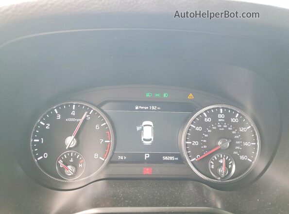 5XYP5DHC3LG061489 2020 KIA TELLURIDE Угольный Вид щитка приборов