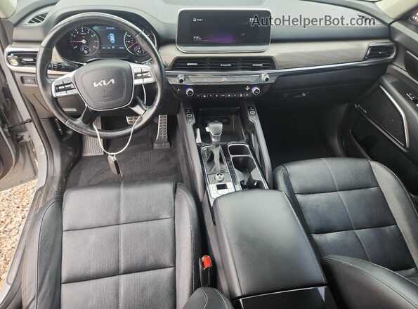 5XYP5DHC4NG264166 2022 KIA TELLURIDE Gray Widok deski rozdzielczej