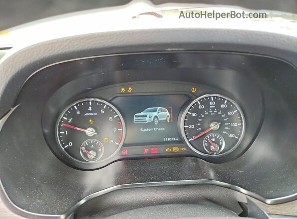 5XYP5DHC4NG296986 2022 KIA TELLURIDE Gray Вид щитка приладів