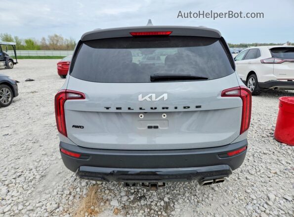 5XYP5DHC4NG296986 2022 KIA TELLURIDE Gray Вид ззаду