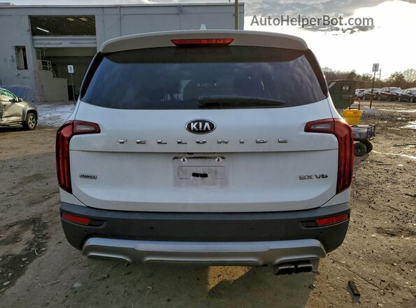 5XYP5DHC7LG022355 2020 KIA TELLURIDE White Vista trasera