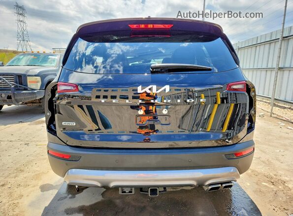 5XYP5DHC7NG308807 2022 KIA TELLURIDE Черный Вид сзади