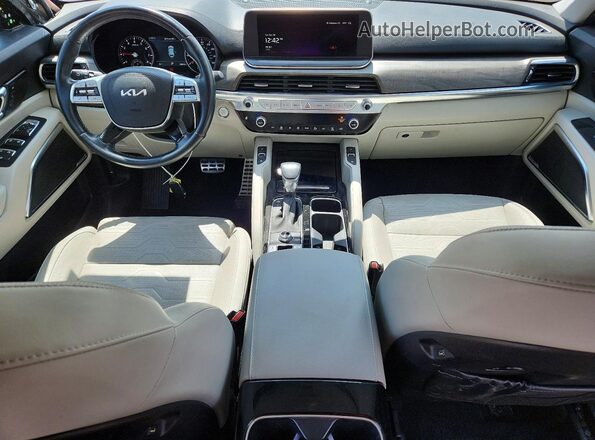 5XYP5DHC7NG308807 2022 KIA TELLURIDE Черный Вид панели приборов