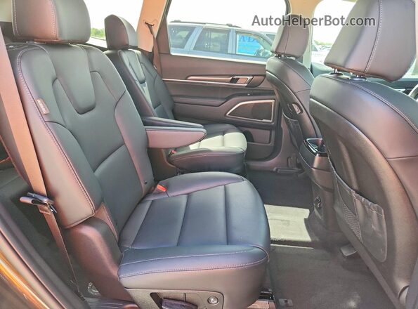 5XYP64GC3SG717137 2025 KIA TELLURIDE Tan უკანა სალონის ხედი