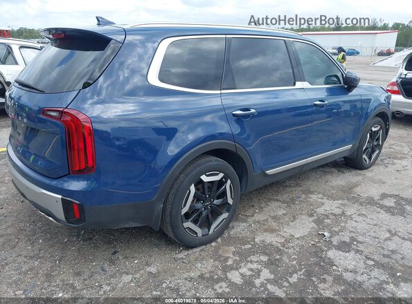 5XYP64GC5RG532730 2024 KIA TELLURIDE Синий Задняя правая четверть
