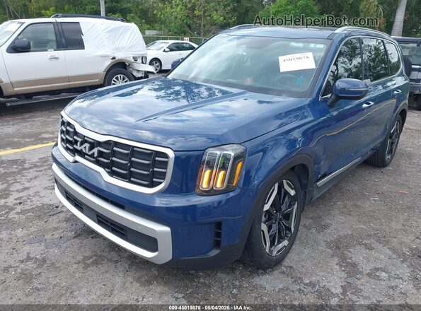 5XYP64GC5RG532730 2024 KIA TELLURIDE Синий Вид спереди
