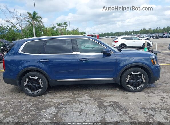 5XYP64GC5RG532730 2024 KIA TELLURIDE Синий Вид задней части салона