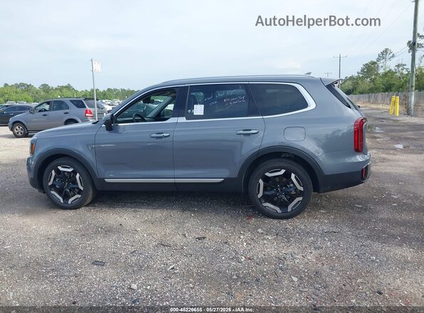 5XYP64GC9SG699467 2025 KIA TELLURIDE Синий Панорамный вид салона 360°