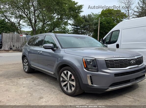 5XYP64HC0LG065187 2020 KIA TELLURIDE Серый Передняя правая четверть
