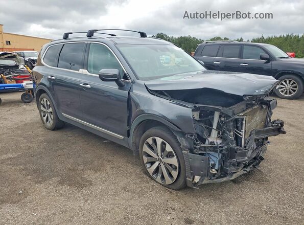 5XYP64HC0LG079588 2020 KIA TELLURIDE Charcoal წინა მარჯვენა