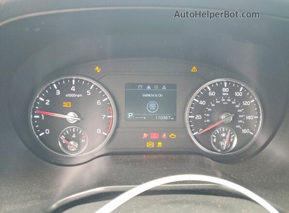 5XYP64HC0LG079588 2020 KIA TELLURIDE Charcoal ხელსაწყოთა პანელის ხედი