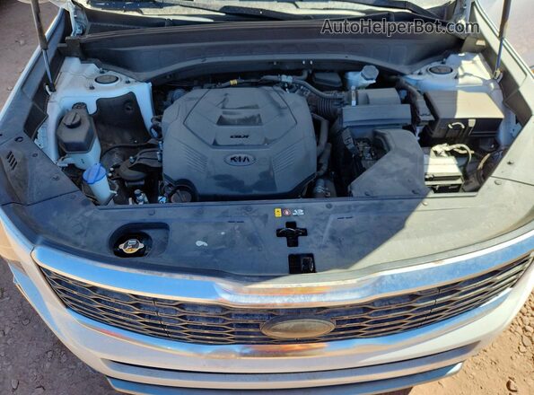 5XYP64HC0LG095967 2020 KIA TELLURIDE White Vista del compartimento del motor