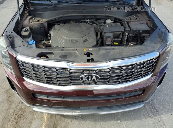 5XYP64HC8LG039209 2020 KIA TELLURIDE Бордовый Вид подкапотного пространства