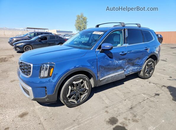 5XYP6DGC3RG484211 2024 KIA TELLURIDE Синий Передняя левая четверть