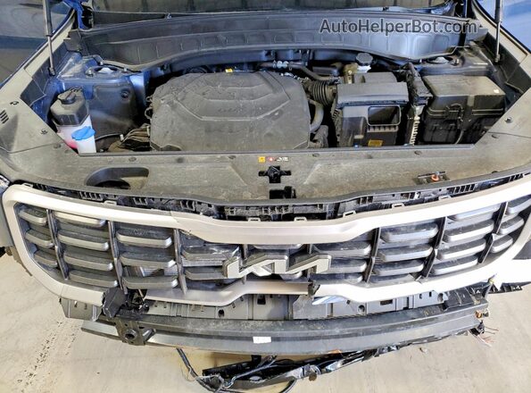 5XYP6DGC4SG652668 2025 KIA TELLURIDE Синий Вид подкапотного пространства