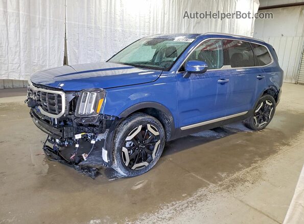5XYP6DGC4SG652668 2025 KIA TELLURIDE Синий Передняя левая четверть