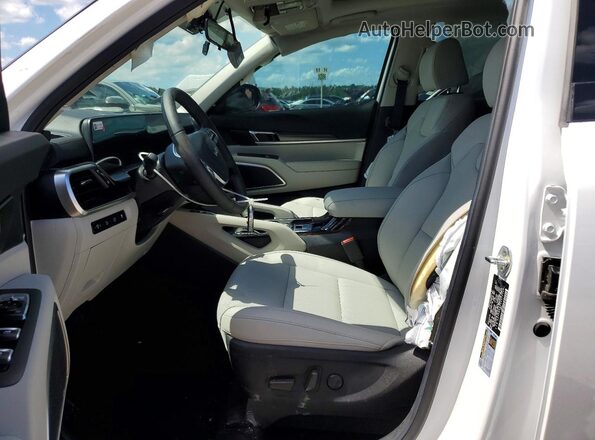 5XYP6DGC4SG723688 2025 KIA TELLURIDE White Vista interior delantera