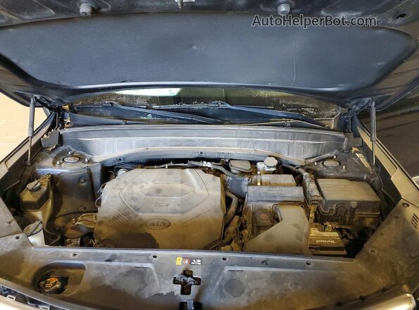 5XYP6DHC1LG055543 2020 KIA TELLURIDE Black Вид підкапотного простору