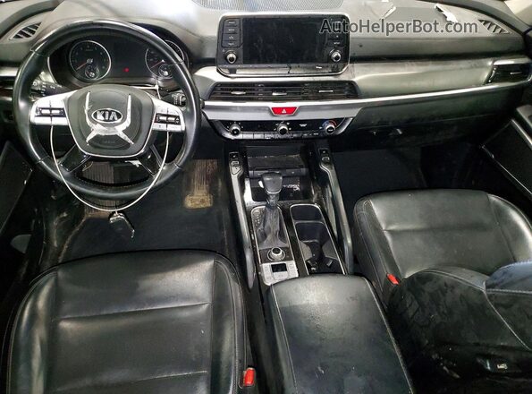 5XYP6DHC3LG089726 2020 KIA TELLURIDE Серый Вид панели приборов
