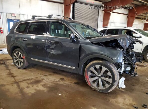 5XYP6DHC3LG089726 2020 KIA TELLURIDE Серый Передняя правая четверть