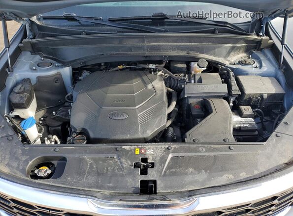 5XYP6DHC4LG094689 2020 KIA TELLURIDE Silver ძრავის განყოფილების ხედი