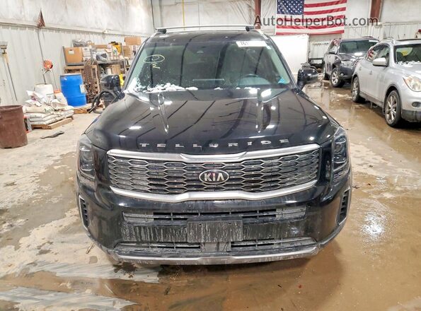 5XYP6DHC5MG186167 2021 KIA TELLURIDE Black წინა ხედი