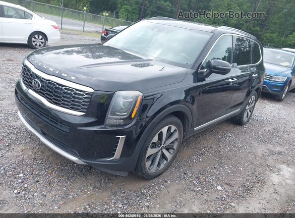 5XYP6DHC6LG009092 2020 KIA TELLURIDE Black Vista tres cuartos delantera izquierda