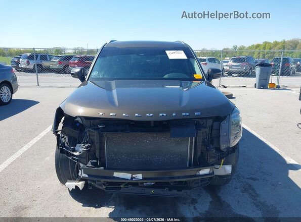 5XYP6DHC7NG317522 2022 KIA TELLURIDE Коричневый Вид задней части салона