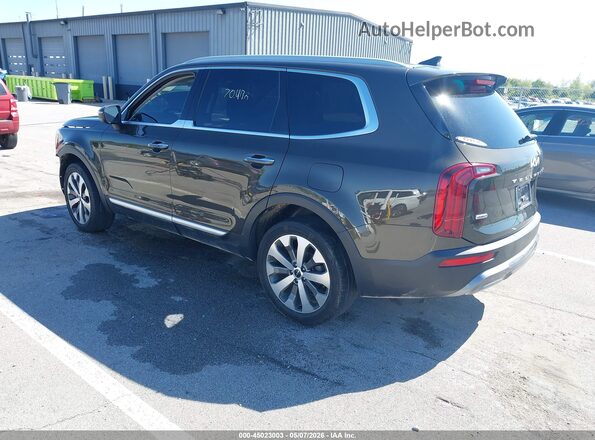 5XYP6DHC7NG317522 2022 KIA TELLURIDE Коричневый Задняя левая четверть