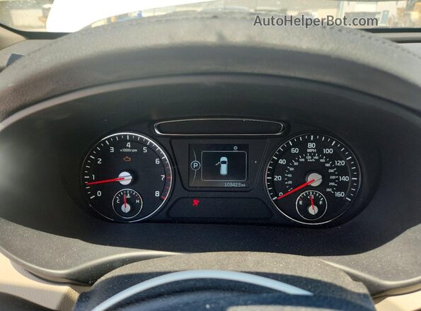 5XYPG4A30GG097974 2016 KIA SORENTO Белый Вид щитка приборов