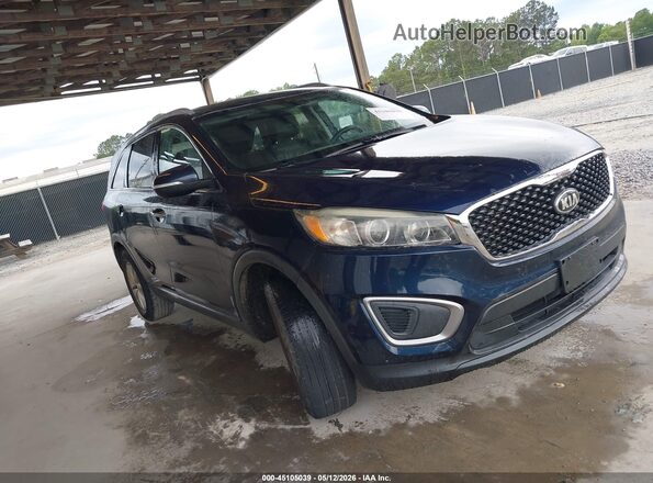 5XYPG4A32GG081369 2016 KIA SORENTO Синий Передняя правая четверть
